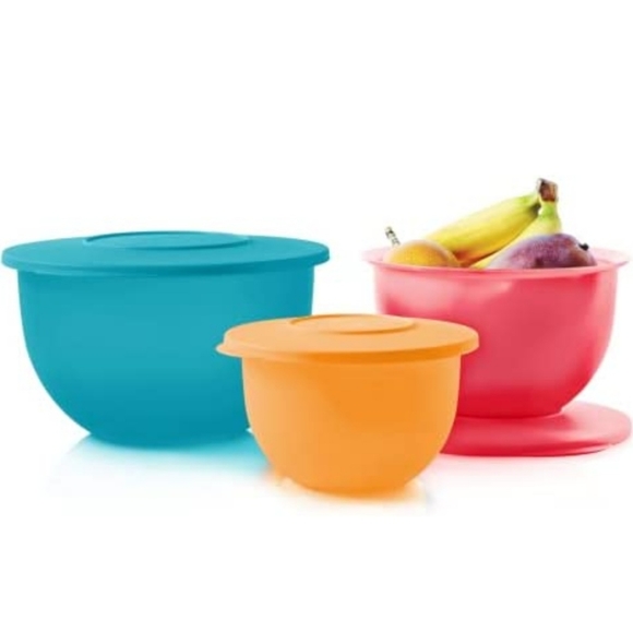 Tupperware Impressions Classic Bowl Set, New - Picture 1 of 5